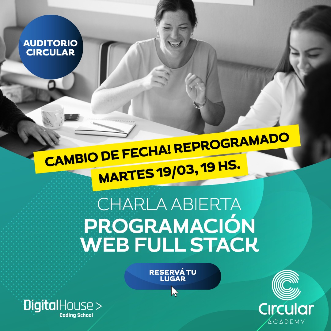 charla digital house en circular Programación web full stack