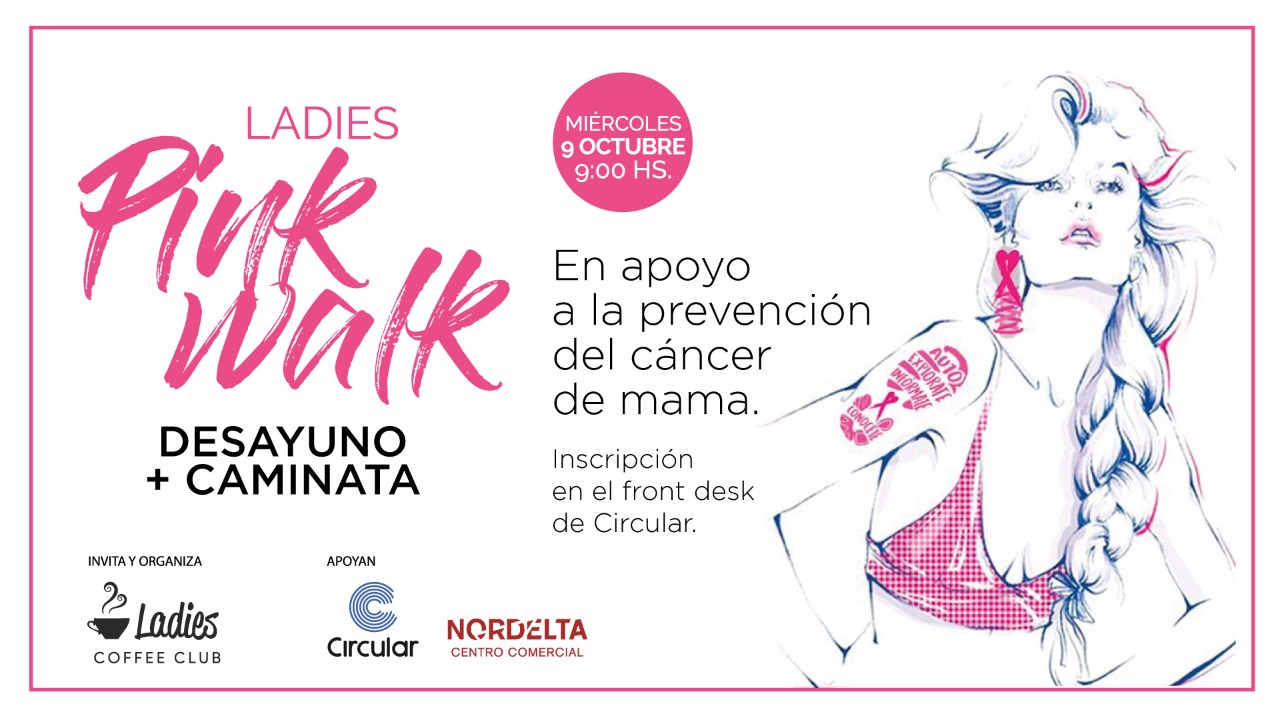 Caminata Solidaria Ladies Coffee Club Circular Nordelta Centro Comercial